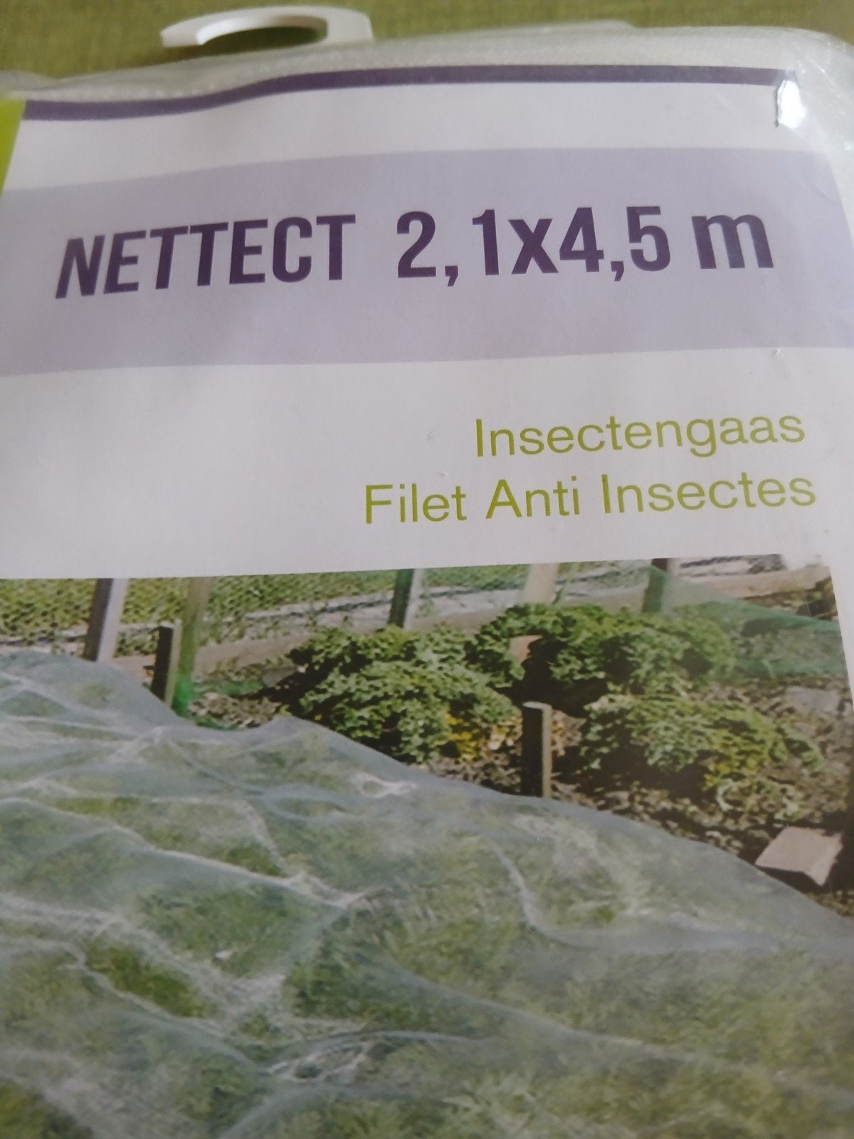 insecten gaas, Ophalen