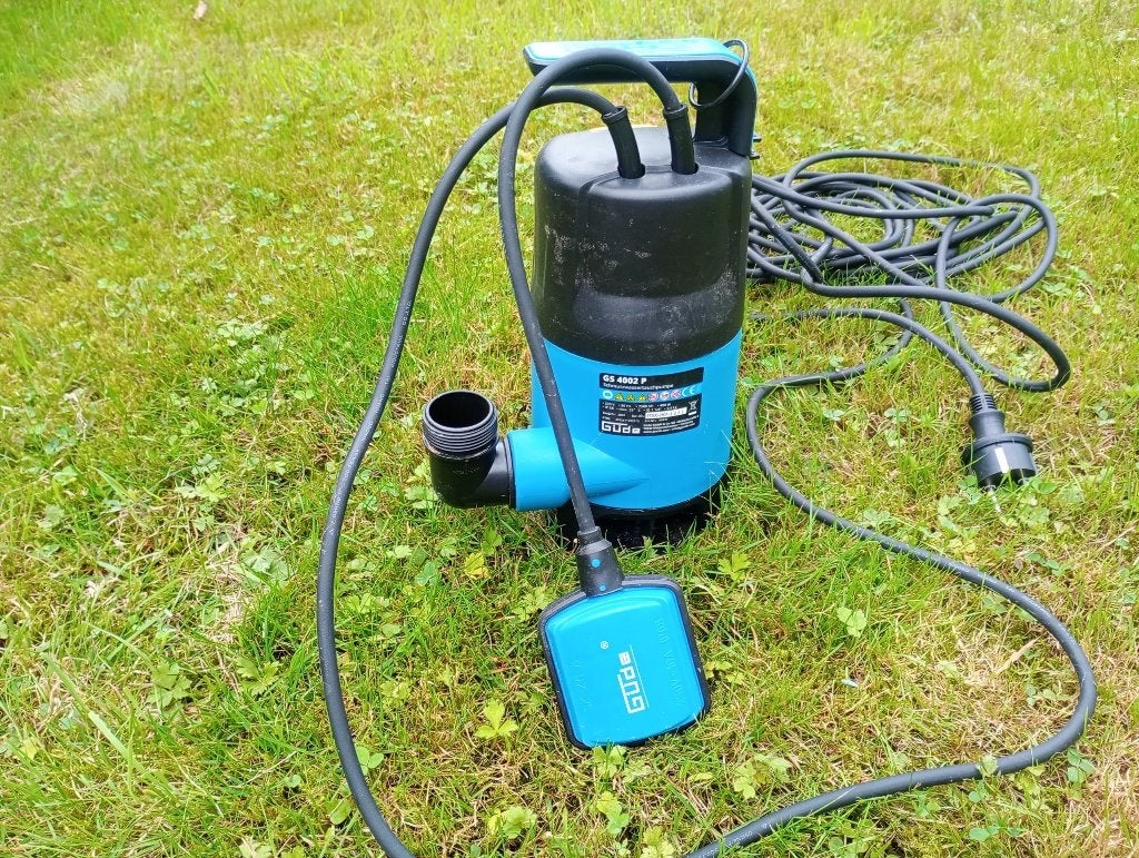 Vuilwater dompelpomp + afvoerslang 10m, Ophalen, Afvoer, 6 meter of meer, PVC