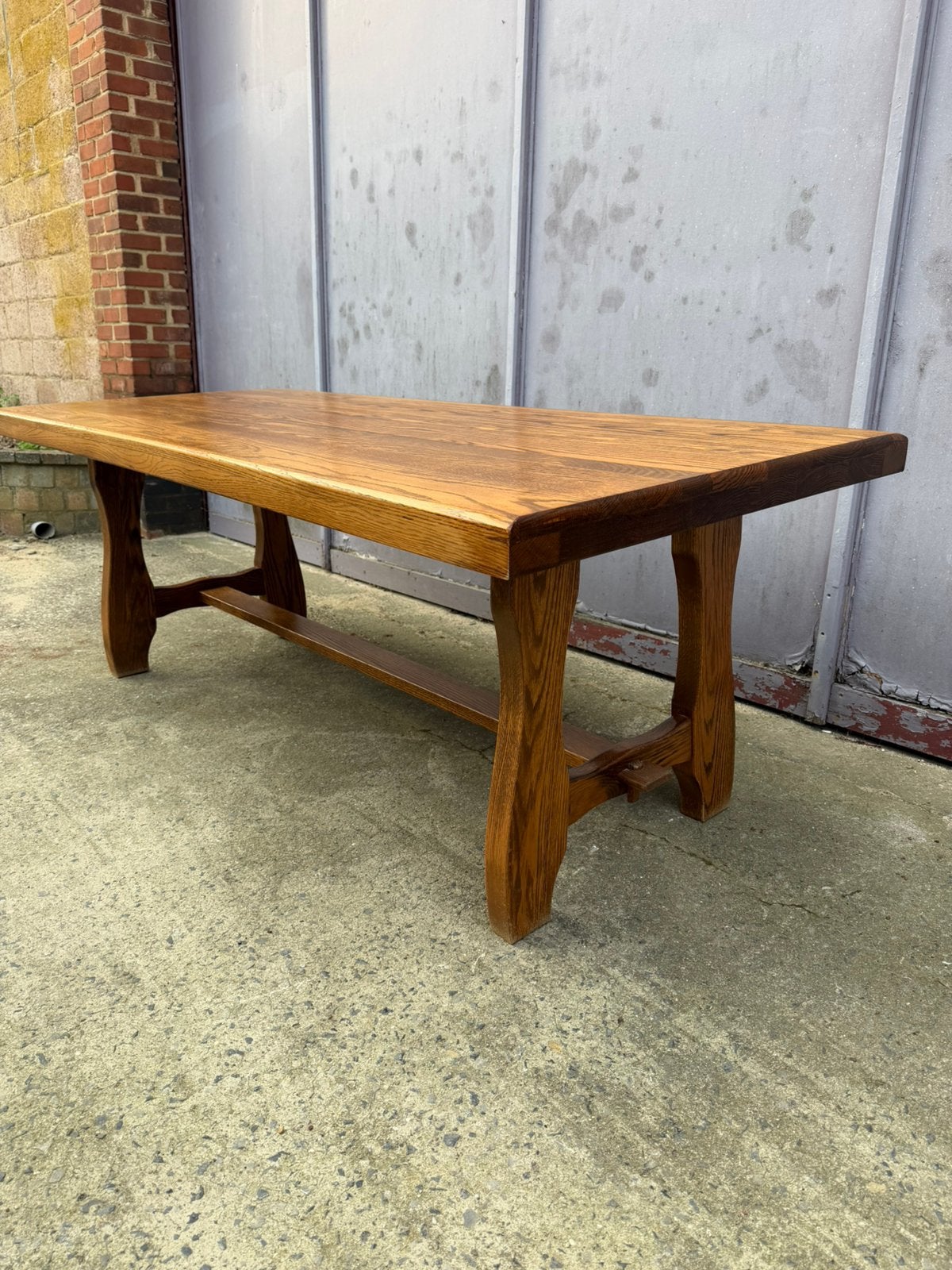 Oude eiken tafel, Ophalen