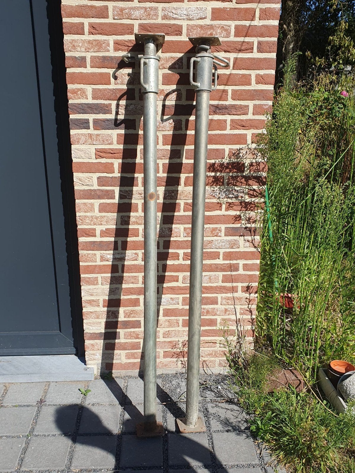 2 stutten / schoren KOOPJE, Doe-het-zelf en Bouw, Steigers, Ophalen, Gebruikt