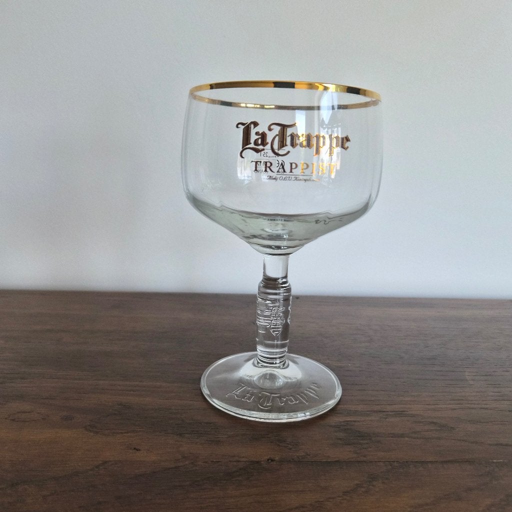 Bierglas La trappe, 0,25L, Ophalen of Verzenden, Gebruikt, Bierglas