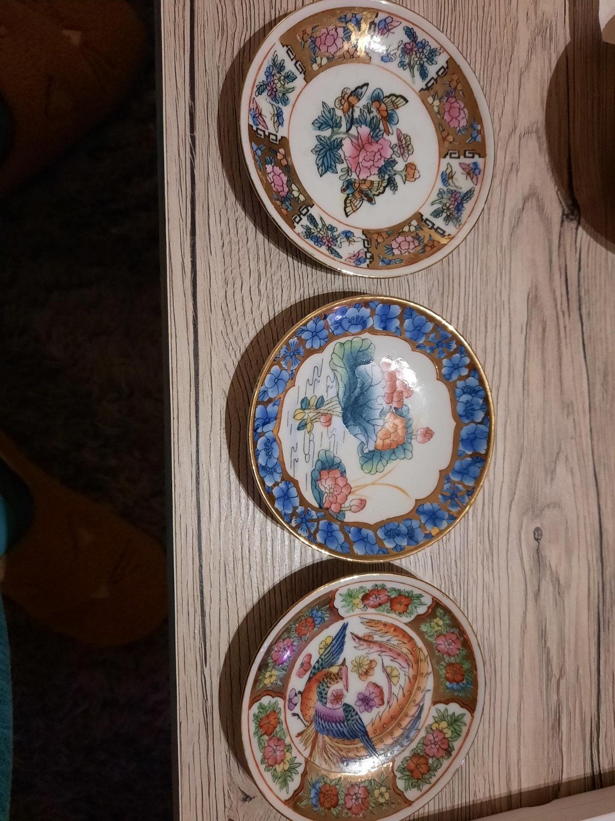 Kleine sierbordjes, Ophalen
