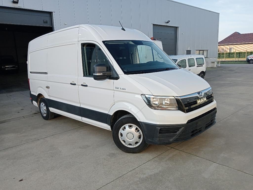 MAN TGE FG VAN Anne 2020 158556.KM C T ET CAR PASS OK, Autos, Euro 6, Entreprise, 3 places, Boîte manuelle
