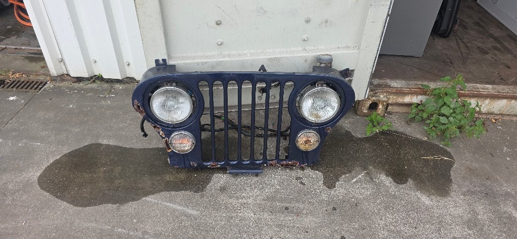 Feux et ailes de calandre complets pour Jeep CJ7, Jeep, Enlèvement, Utilisé, Capot moteur