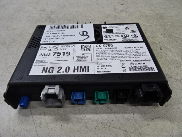 COMPUTER Opel Insignia (01-2008/03-2017) (23427519), Auto-onderdelen, Gebruikt, Opel
