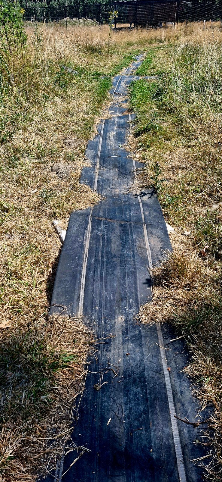 Rubberen rijplaten 1 cm dikte. Prijs overeen te komen, Tuin en Terras, Gaas en Draad, Ophalen