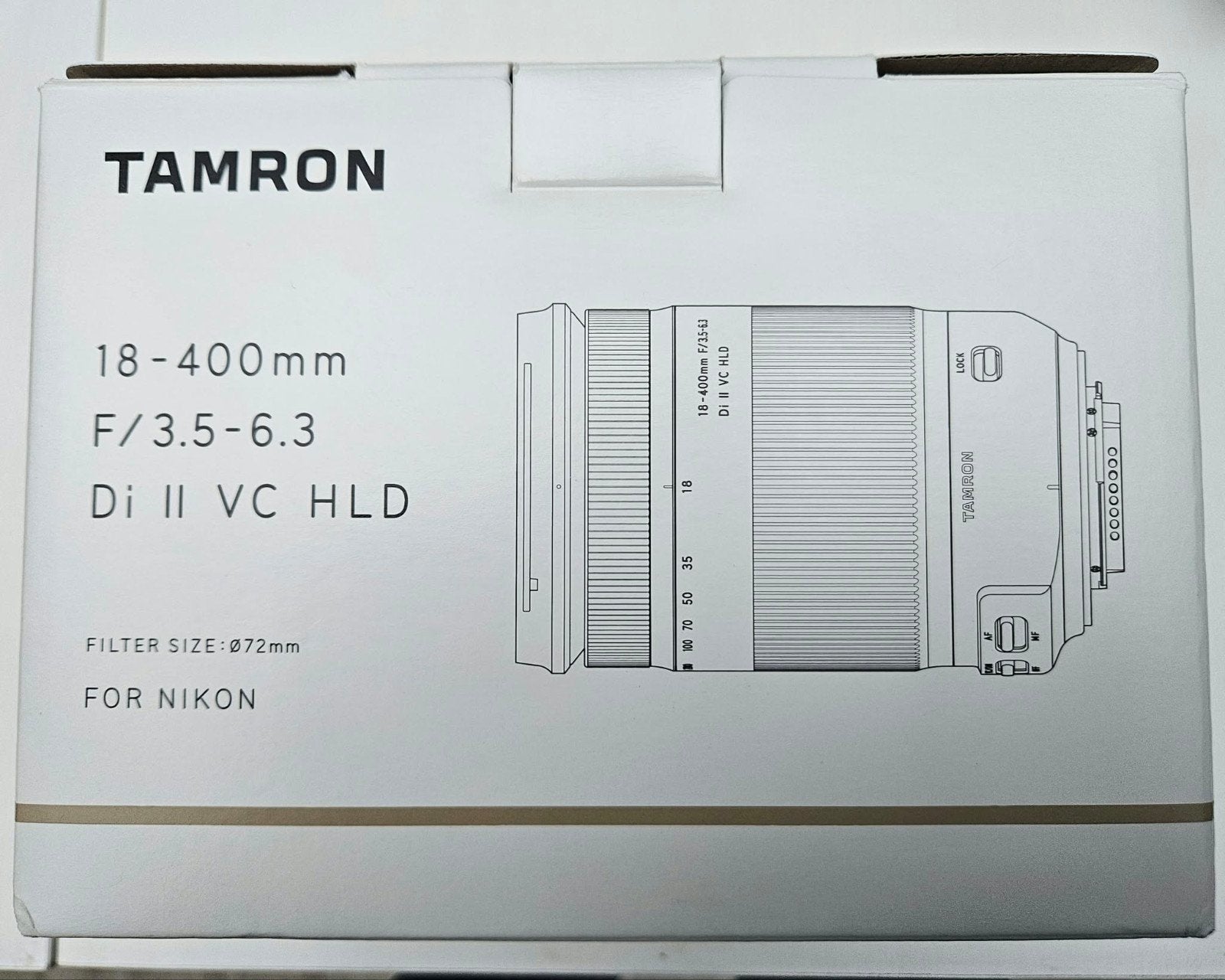 TAMRON 18-400 F3.5-6.3 DI II VC HLD-POUR NIKON, TV, Hi-fi & Vidéo, Enlèvement ou Envoi, Nikon