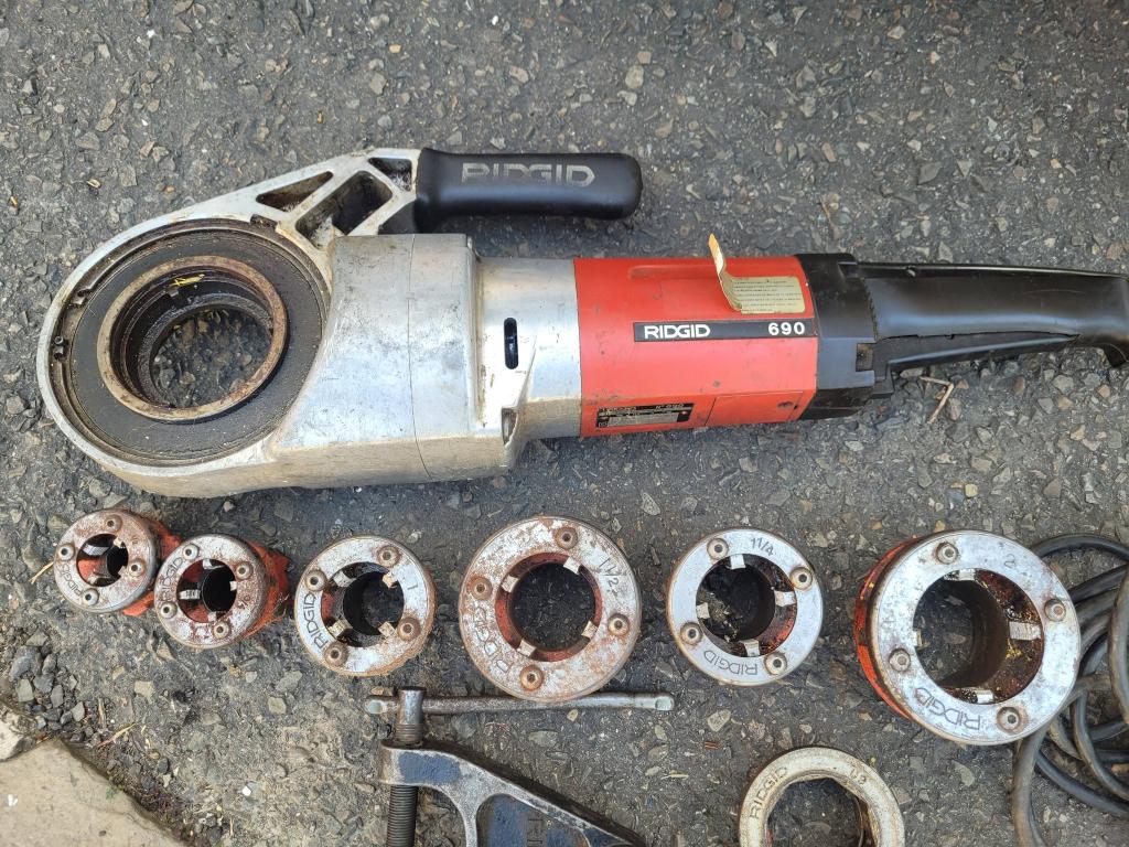 Filière électrique RIDGID, Enlèvement, Utilisé