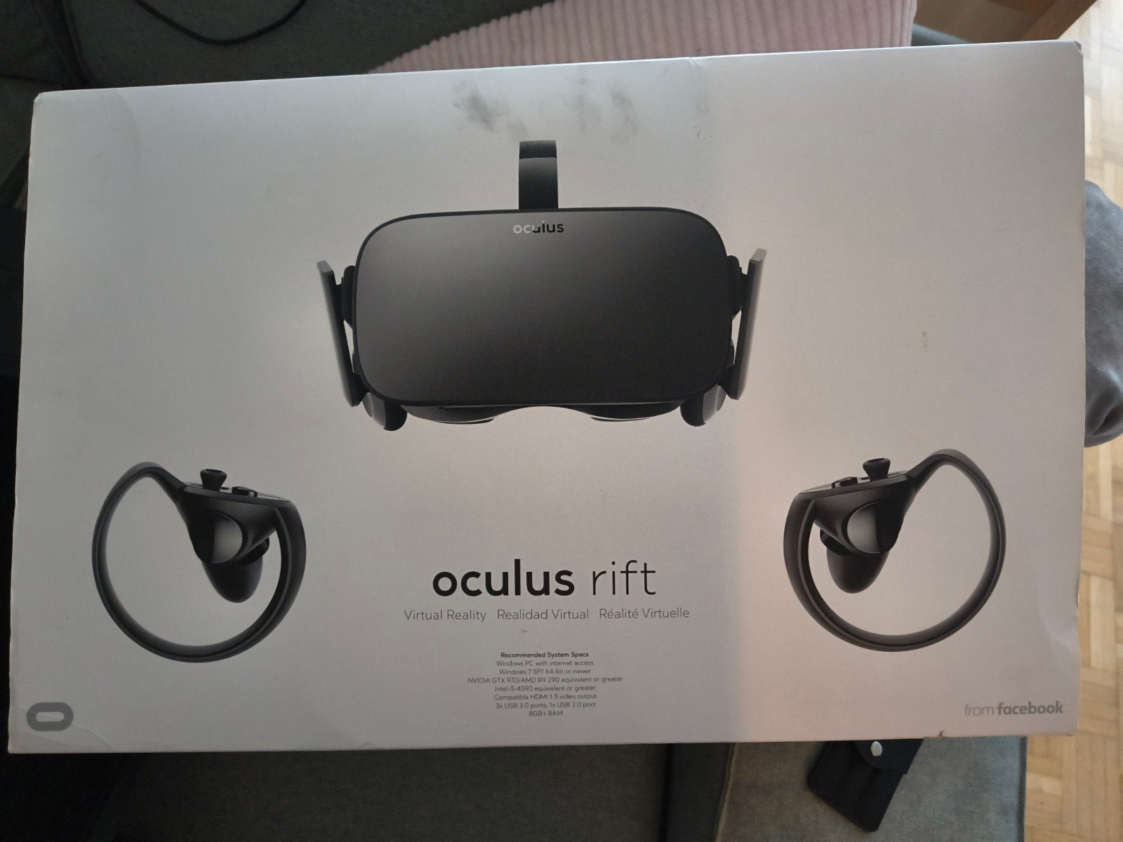 oculus rift, Enlèvement