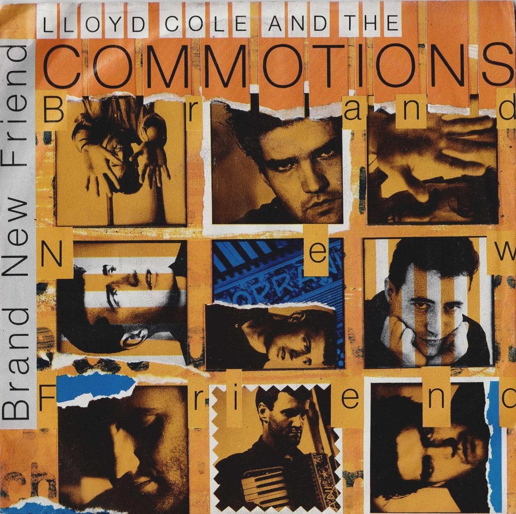 Loyd Cole & Commotions - Brand your friend - Her last ..., Gebruikt, 7 inch, Ophalen of Verzenden, Rock en Metal