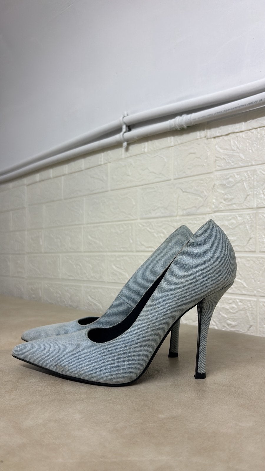 Talon jeans zara, Vêtements | Femmes, Chaussures, Enlèvement ou Envoi, Chaussures à haut talons, Porté, Bleu