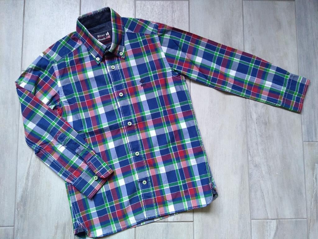 ★ M128 - NIeuw Hemd Riverwoods, Kinderen en Baby's, Nacht- of Onderkleding, River woods, Nieuw, Ophalen of Verzenden