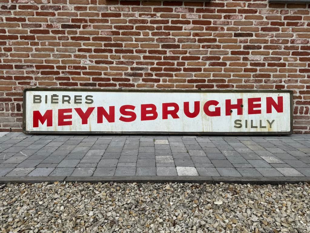 Emaille Meynsbrughen, Enlèvement, Utilisé, Panneau publicitaire