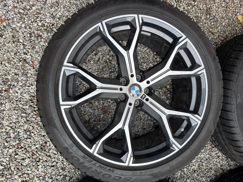4 jantes arrière 21 pouces d'origine BMW Styling 741M, Neuf, Pneus et Jantes, Pneus hiver, 21 pouces