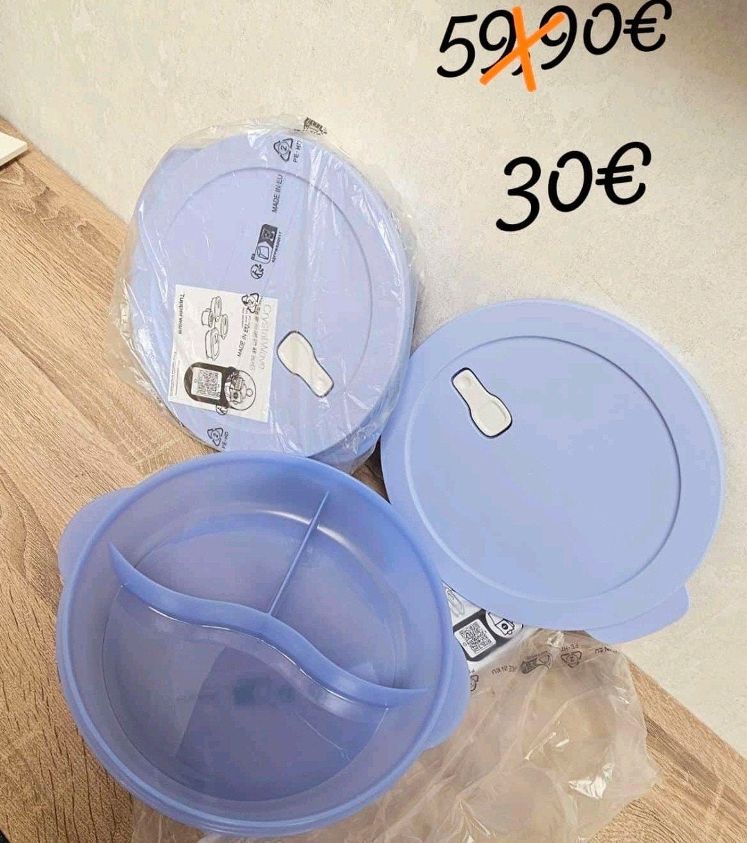 2 assiettes Crystalwave Tupperware, Enlèvement ou Envoi, Neuf
