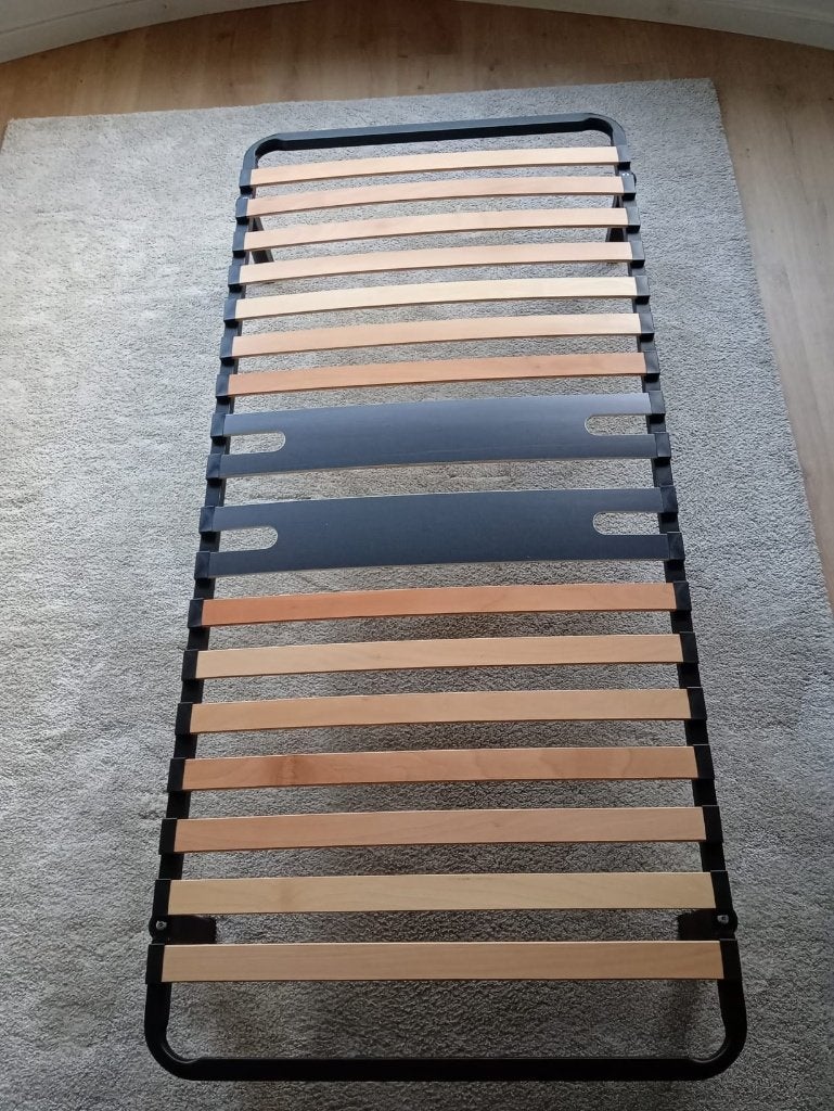 Bed (matras 90x200cm), Ophalen, Gebruikt, 90 cm, Eenpersoons