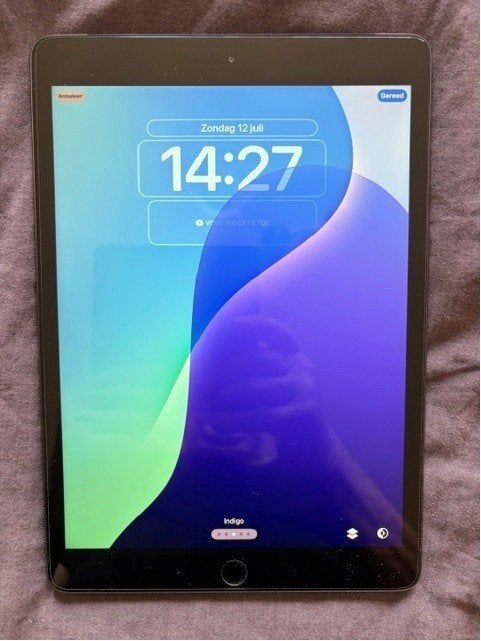 iPad, Computers en Software, Apple iPads, Apple iPad, Zo goed als nieuw, 128 GB, Grijs