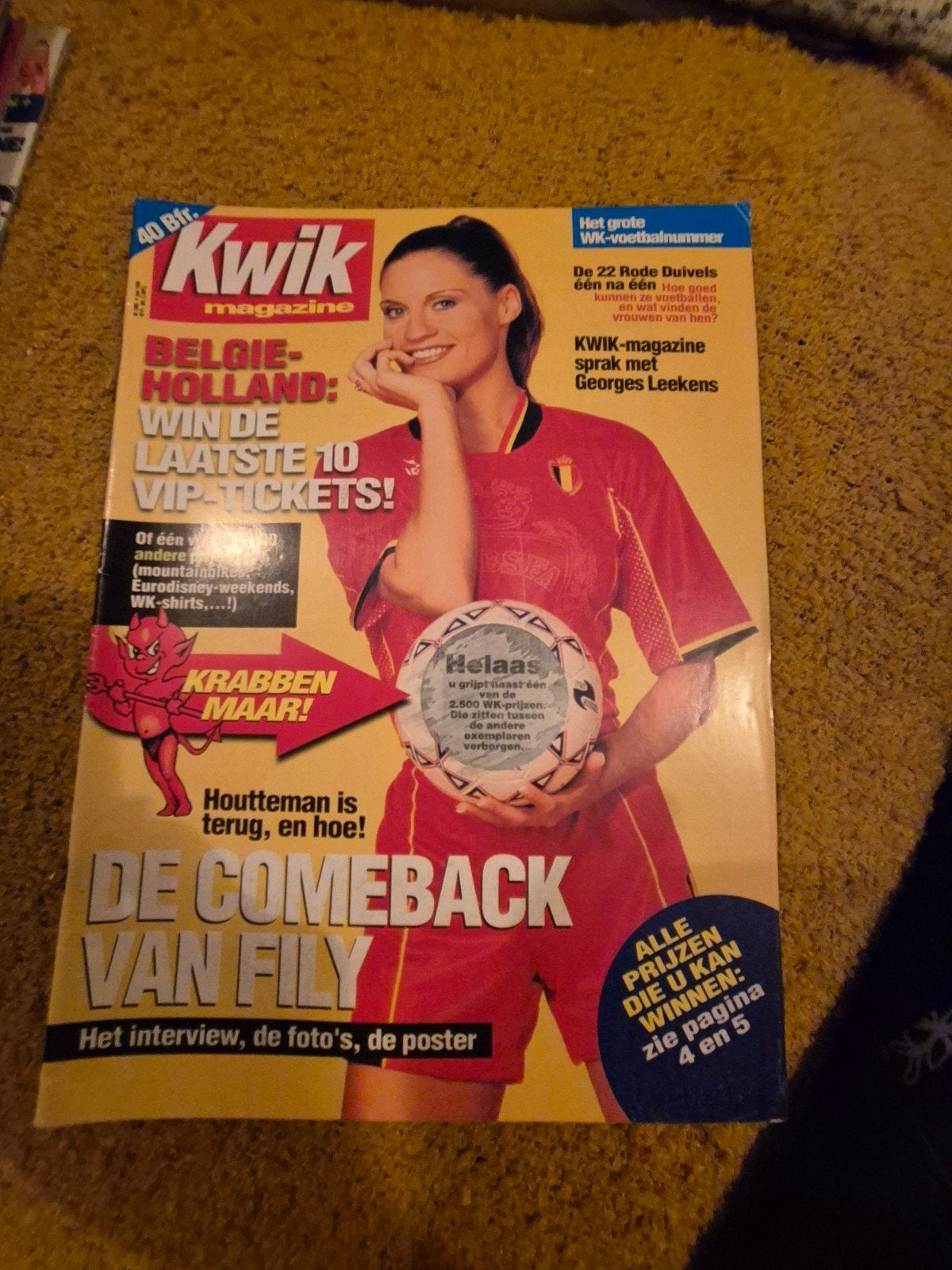kwik magazine fily houtteman, Livres, Envoi