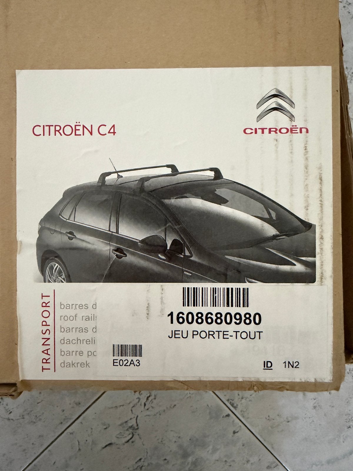 Originele dakdragers voor Citroën C4 van 2010 tot 2018, Auto diversen, Ophalen, Gebruikt
