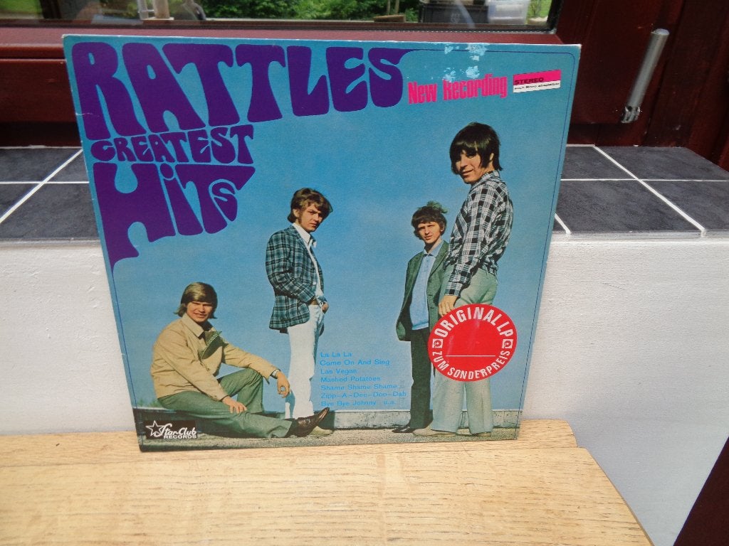 Rattles LP "Greatest Hits" [Duitsland], Cd's en Dvd's, Vinyl | Pop, Gebruikt, Beschermende buitenhoes, Complilatie, Fotohoes, Verzenden