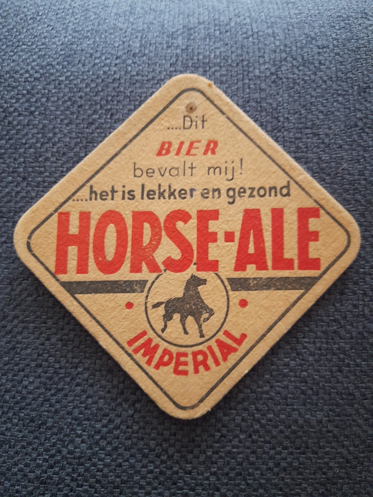 Tapis à bière Horse-ale Imperial Recto-Verso, Enlèvement ou Envoi