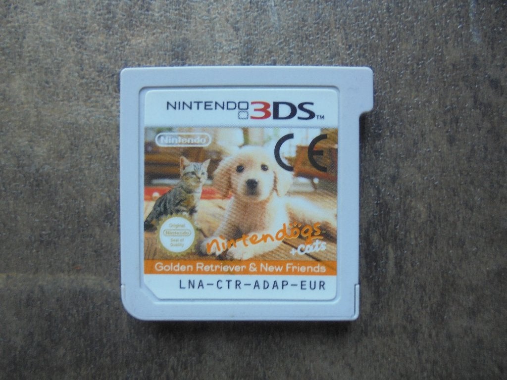 Nintendogs Golden Retriever voor 3DS (zie foto's), Games en Spelcomputers, Gebruikt, 1 speler, Ophalen of Verzenden, Vanaf 3 jaar