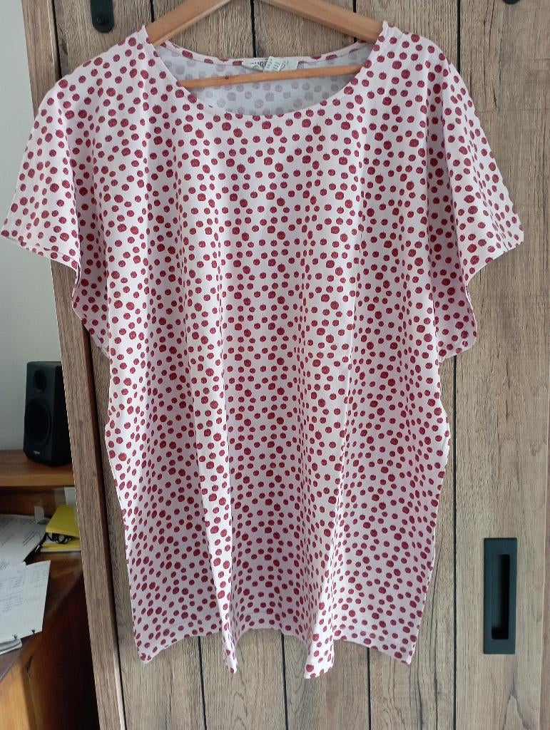 roze t-shirt ULLA POPKEN mt 50 - 52 NIEUW, Neuf, Enlèvement ou Envoi, Rose, Ulla Popken