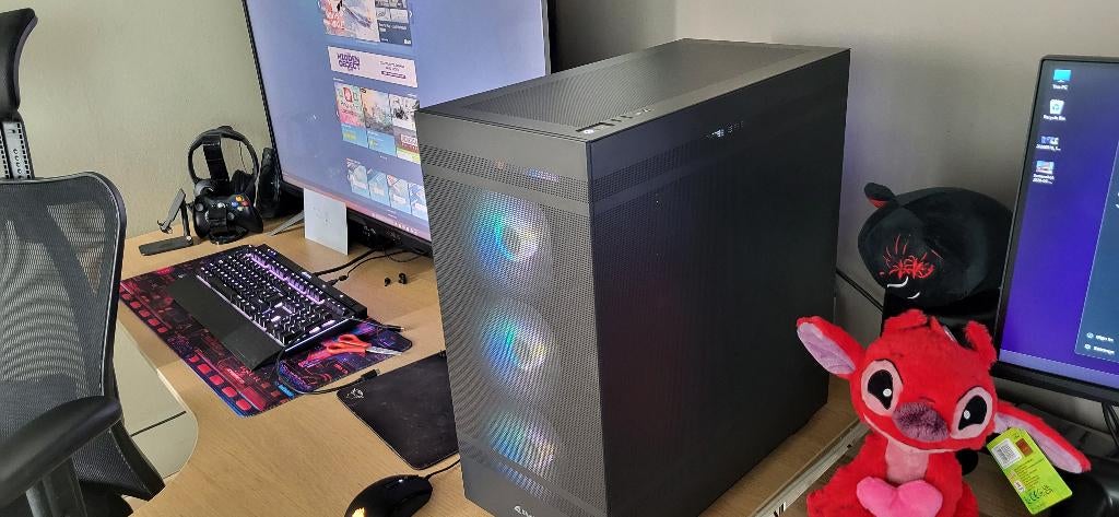 Gaming Pc - RX7700XT, I7, 1TB SSD, 16GB Ram, Virtual Reality, Refurbished, Ophalen of Verzenden, Custom build