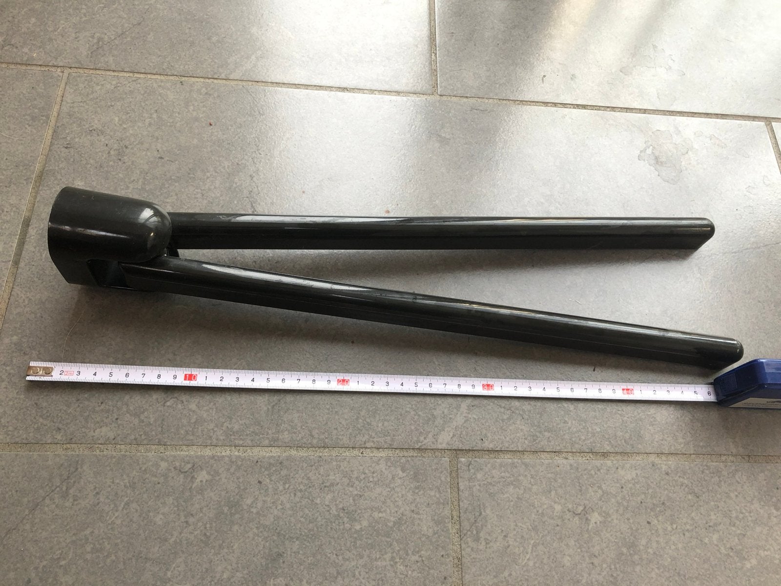 Handdoeken houder of bar in het zwart, Ophalen, Zo goed als nieuw, Zwart, Handdoekenrek