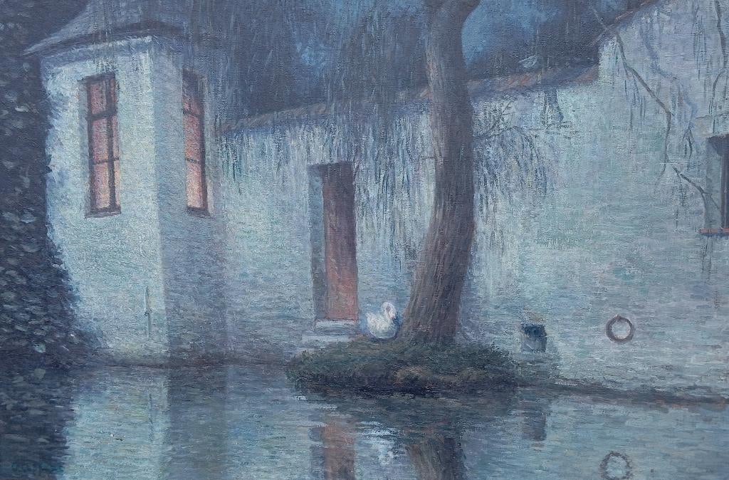 COPPENS OMER (1864-1926) peinture pointillisme, Antiquités & Art, Art | Peinture | Classique, Enlèvement ou Envoi