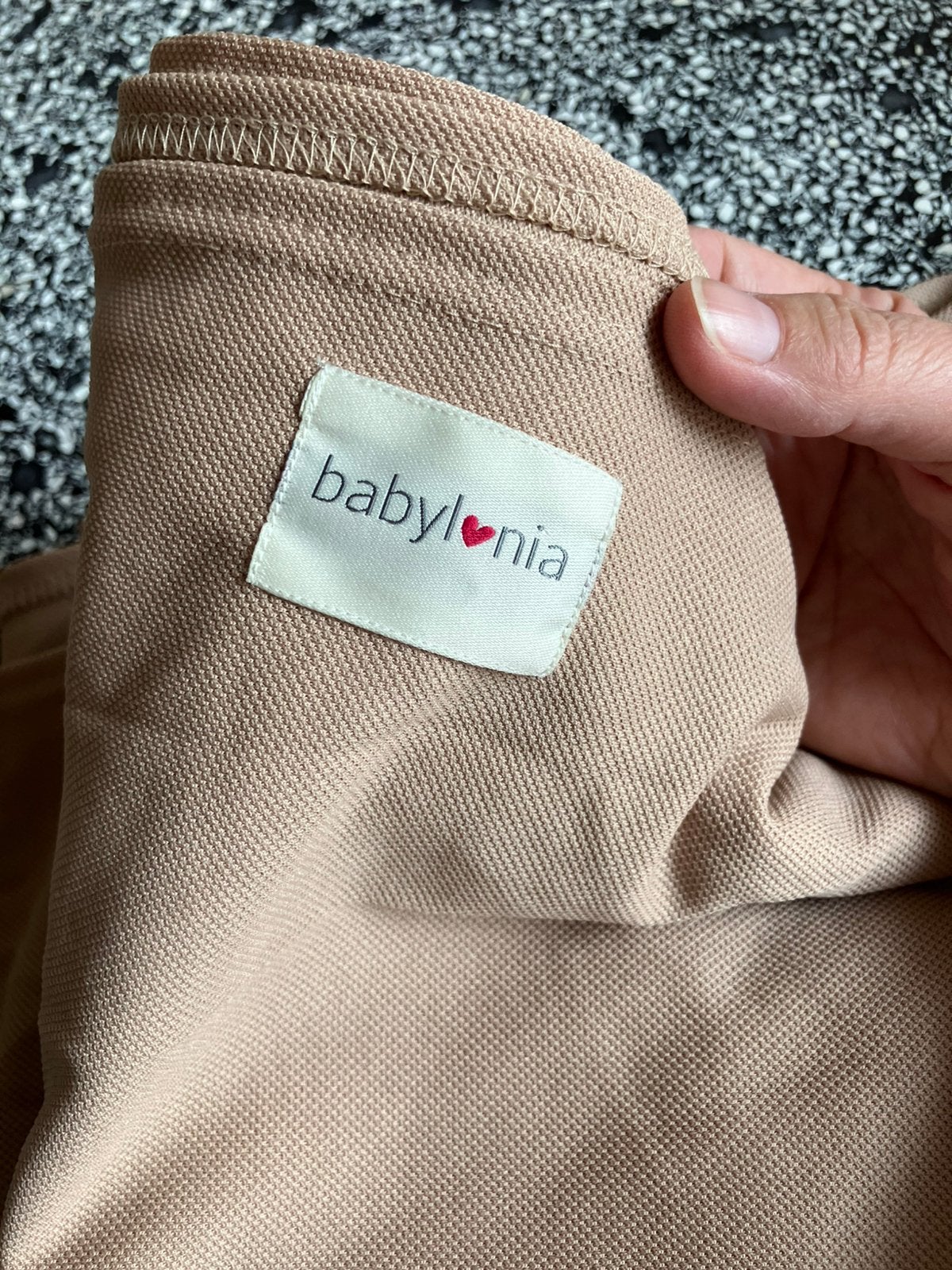 Babylonia draagdoek zomer zandkleur, Kinderen en Baby's, Babydragers en Draagdoeken, Ophalen, Zo goed als nieuw, Draagdoek