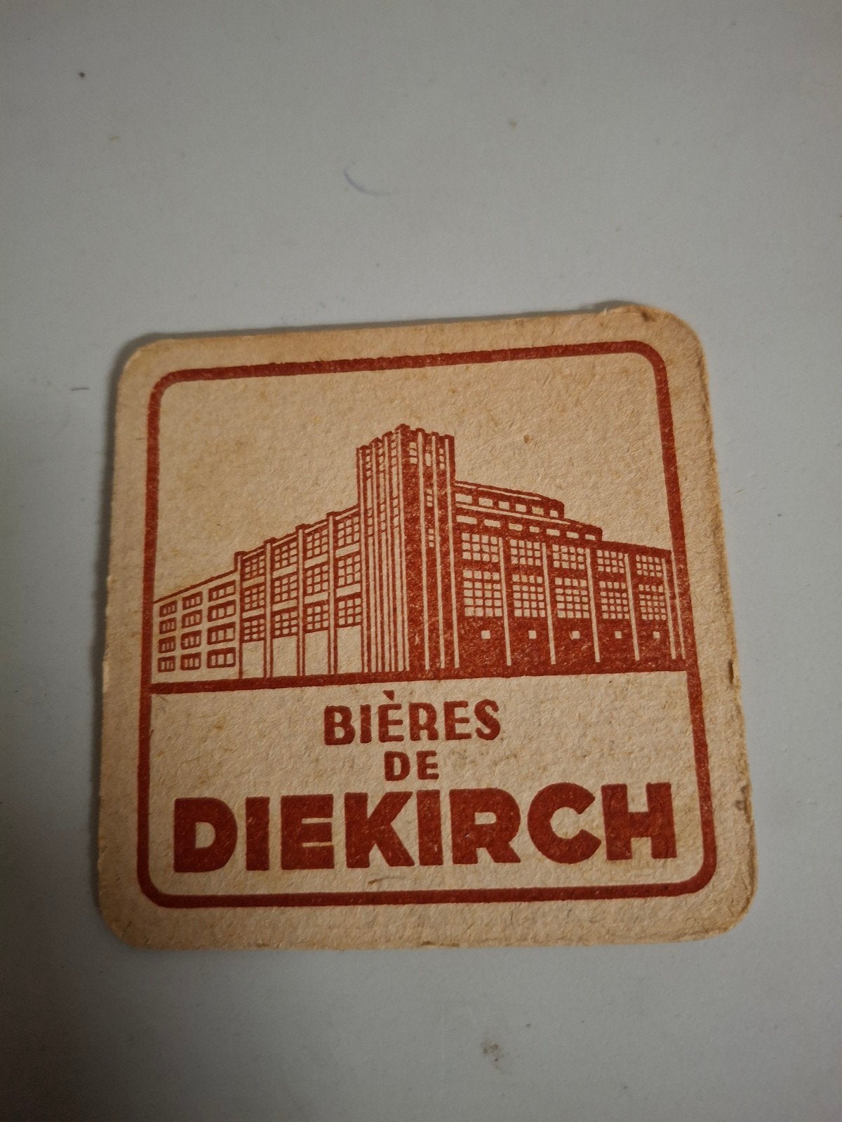 oud bierviltje diekirch, Verzamelen, Ophalen of Verzenden