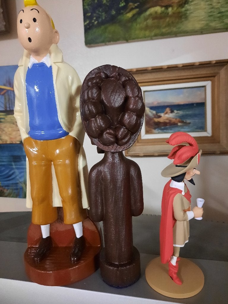 Totem ridder v. Haddock 22cm. handgeschilderd, Ophalen of Verzenden, Nieuw, Overige typen