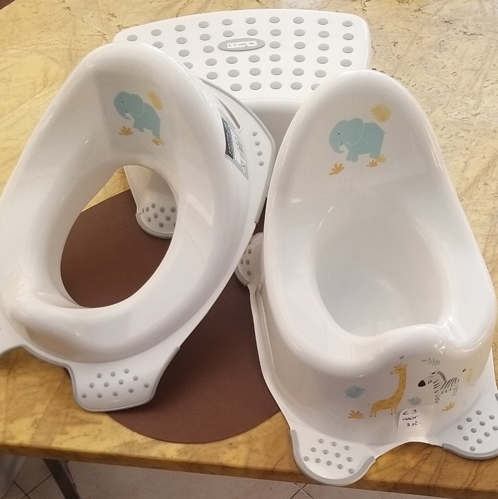 kleuterwc'tje: 3 in 1, Kinderen en Baby's, Badjes en Verzorging, Ophalen, Zo goed als nieuw, Overige typen, Overige merken