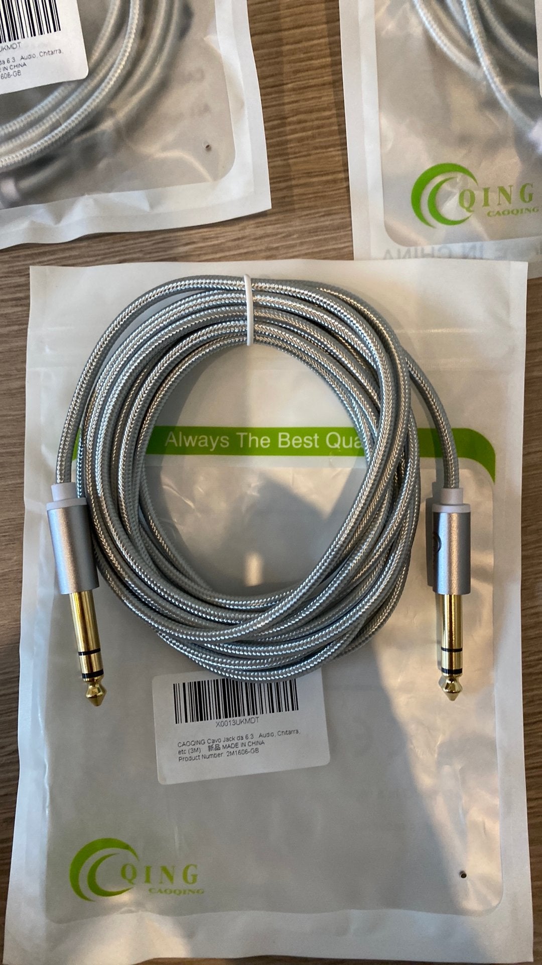 Jack️➡️Jack 6,35mm, lengte 3m, Ophalen, Nieuw