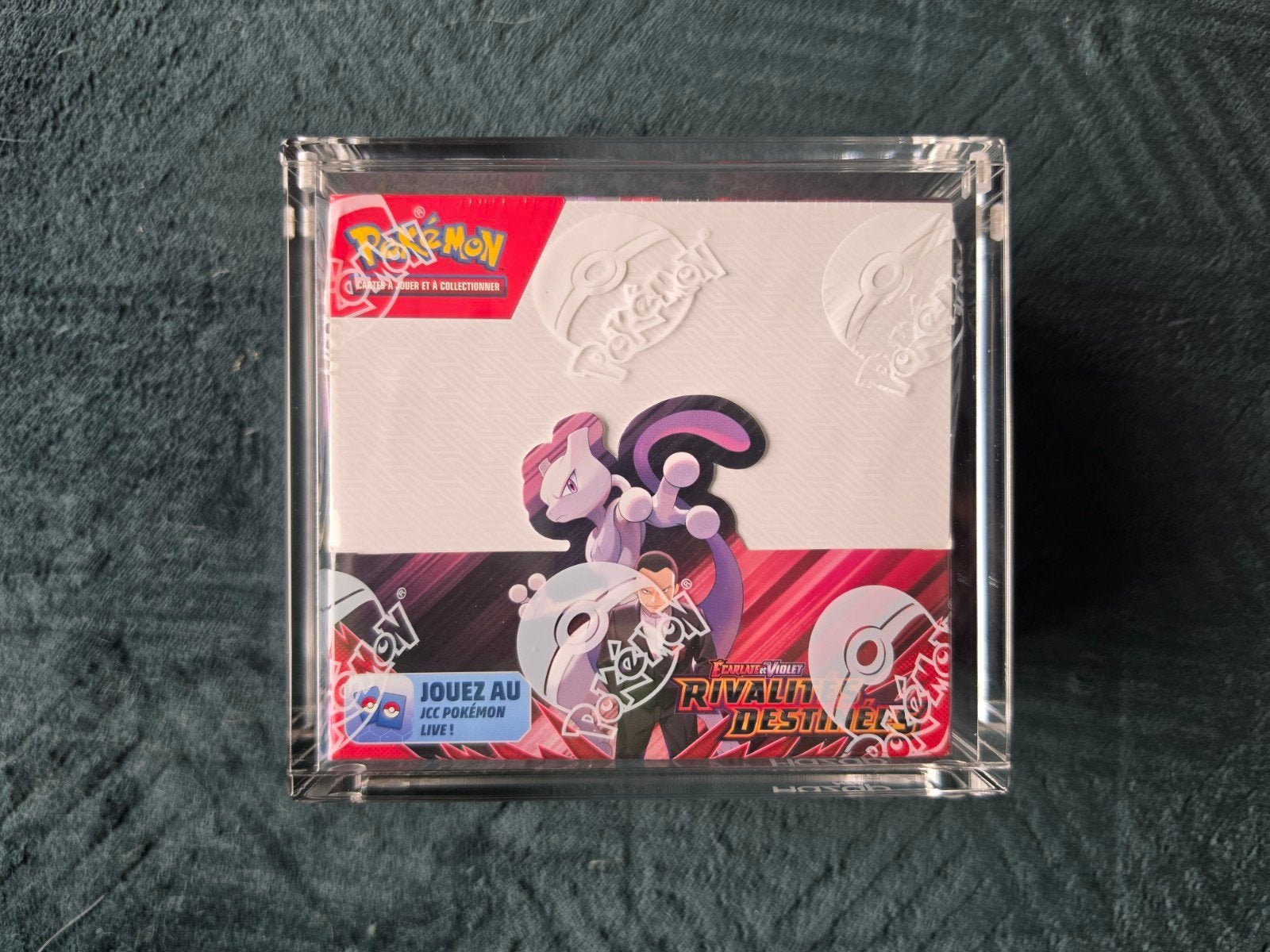 Pokémon TCG - Display EV10 Rivalités Destinées + acrylique, Enlèvement ou Envoi, Neuf