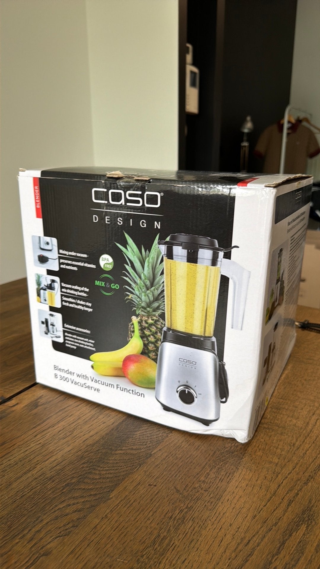 Vacuum blender - like new. CASO B300 VacuServe, Moins de 1 litre, Enlèvement, Comme neuf