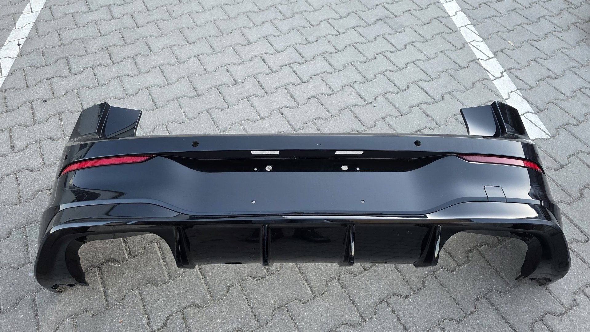 Achterbumper VW Golf 8 VIII R R20 ORIGINEEL 5H6807421B 4xPDC, Auto-onderdelen, Gebruikt, -, Volkswagen, Ophalen of Verzenden