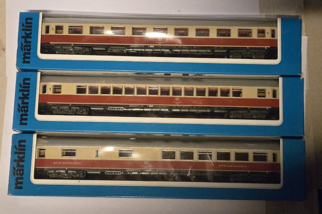 Rame de Prestige TEE / IC Allemande Märklin HO - 5 Voitures, Enlèvement ou Envoi, Comme neuf, Set de Trains, Märklin