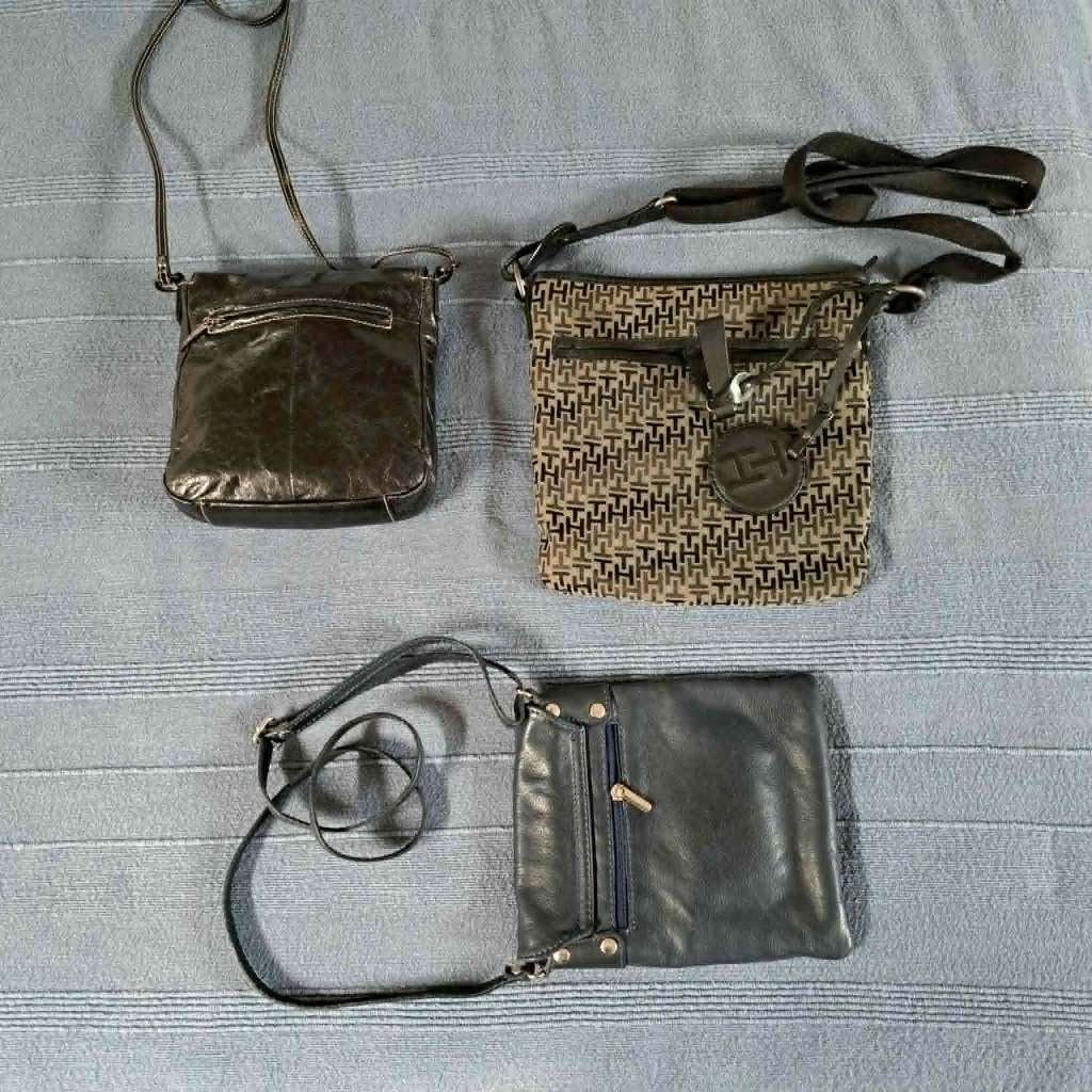 3 handtasjes lang snoer schuin dragen cross set, Bijoux, Sacs & Beauté, Sacs | Sacs à bandoulière, Autres marques, Cuir, Comme neuf