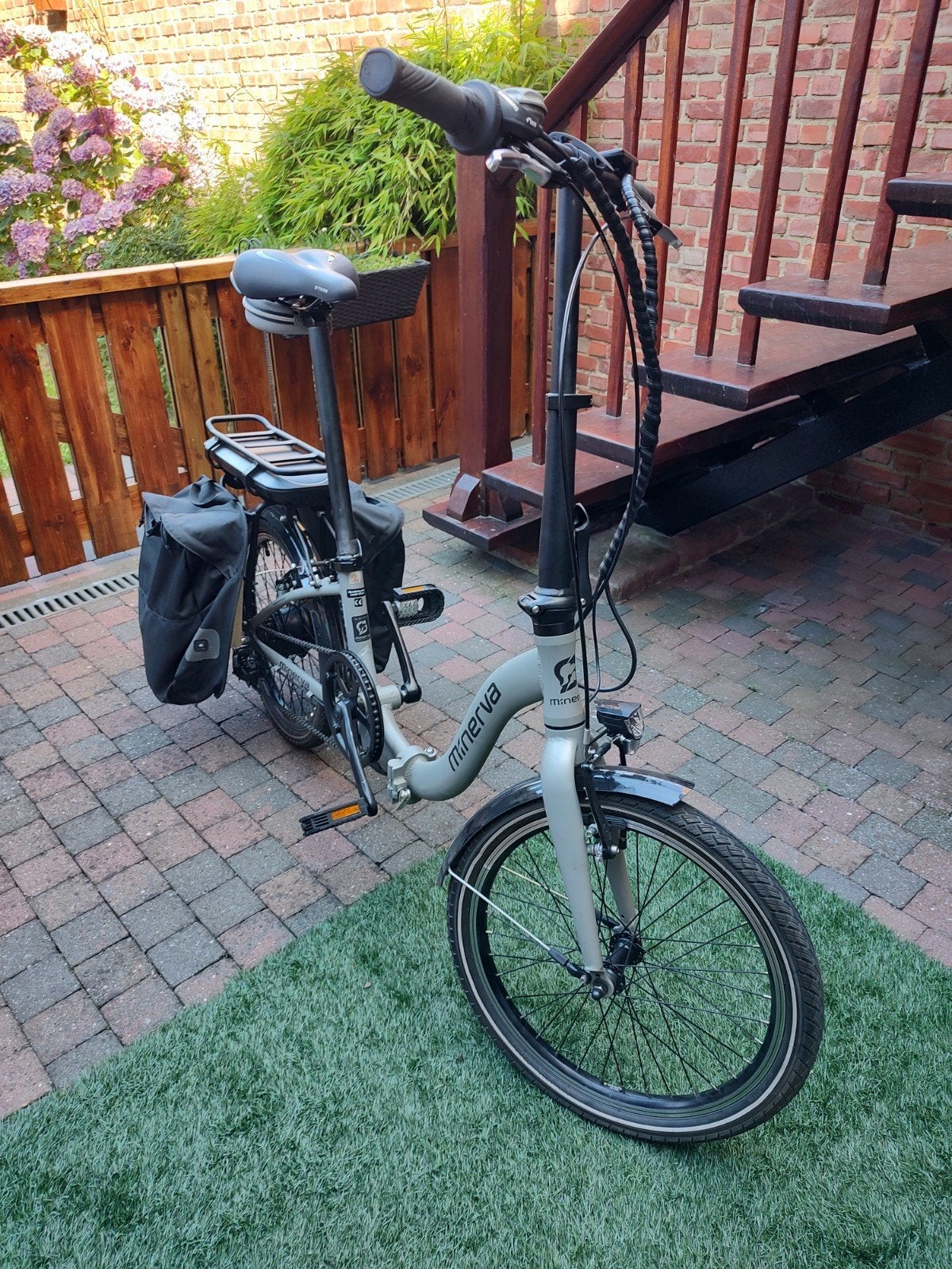 Minerva electrische plooifiets, Enlèvement, Comme neuf, Totalement pliable, Autres marques