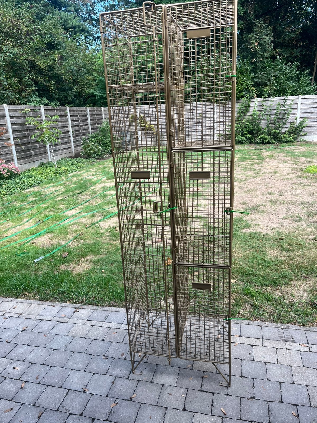 Vintage draadlockerkast, Antiek en Kunst, Ophalen