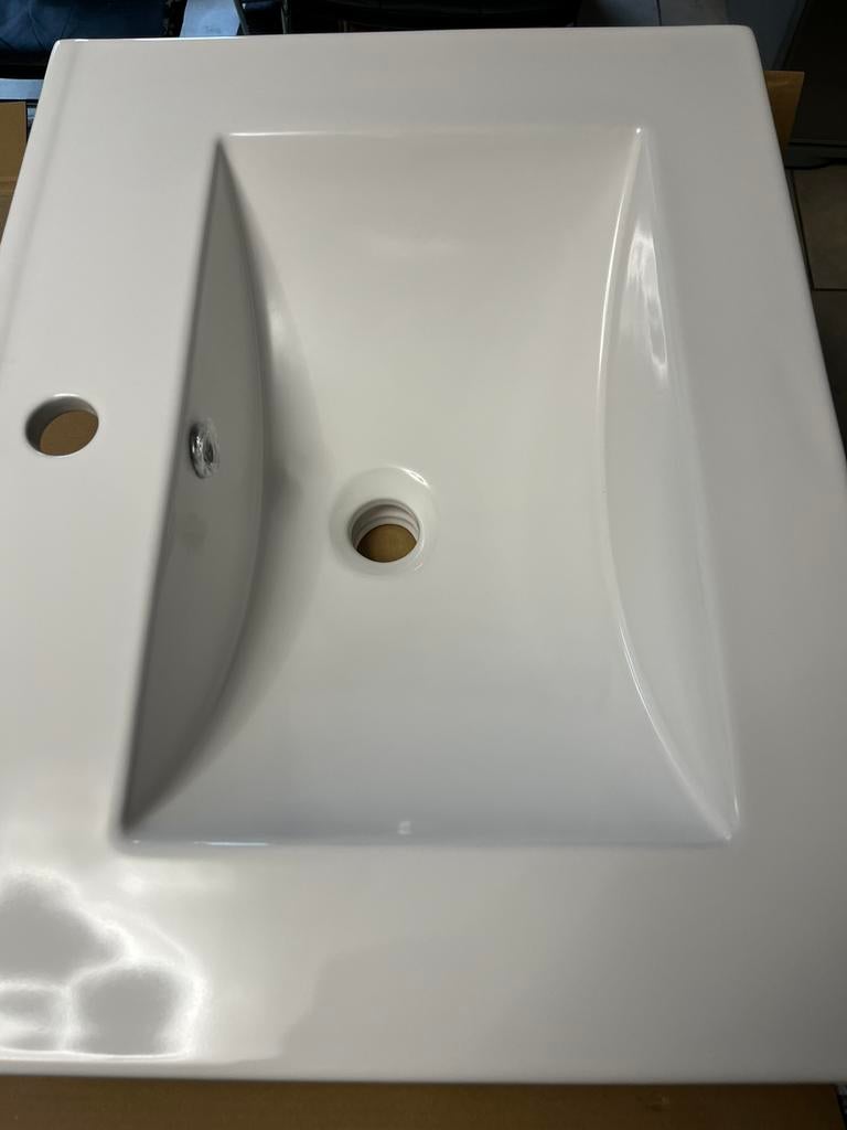 Evier de salle bain neuf (61cm sur 47 cm), Enlèvement, Comme neuf, Lavabo