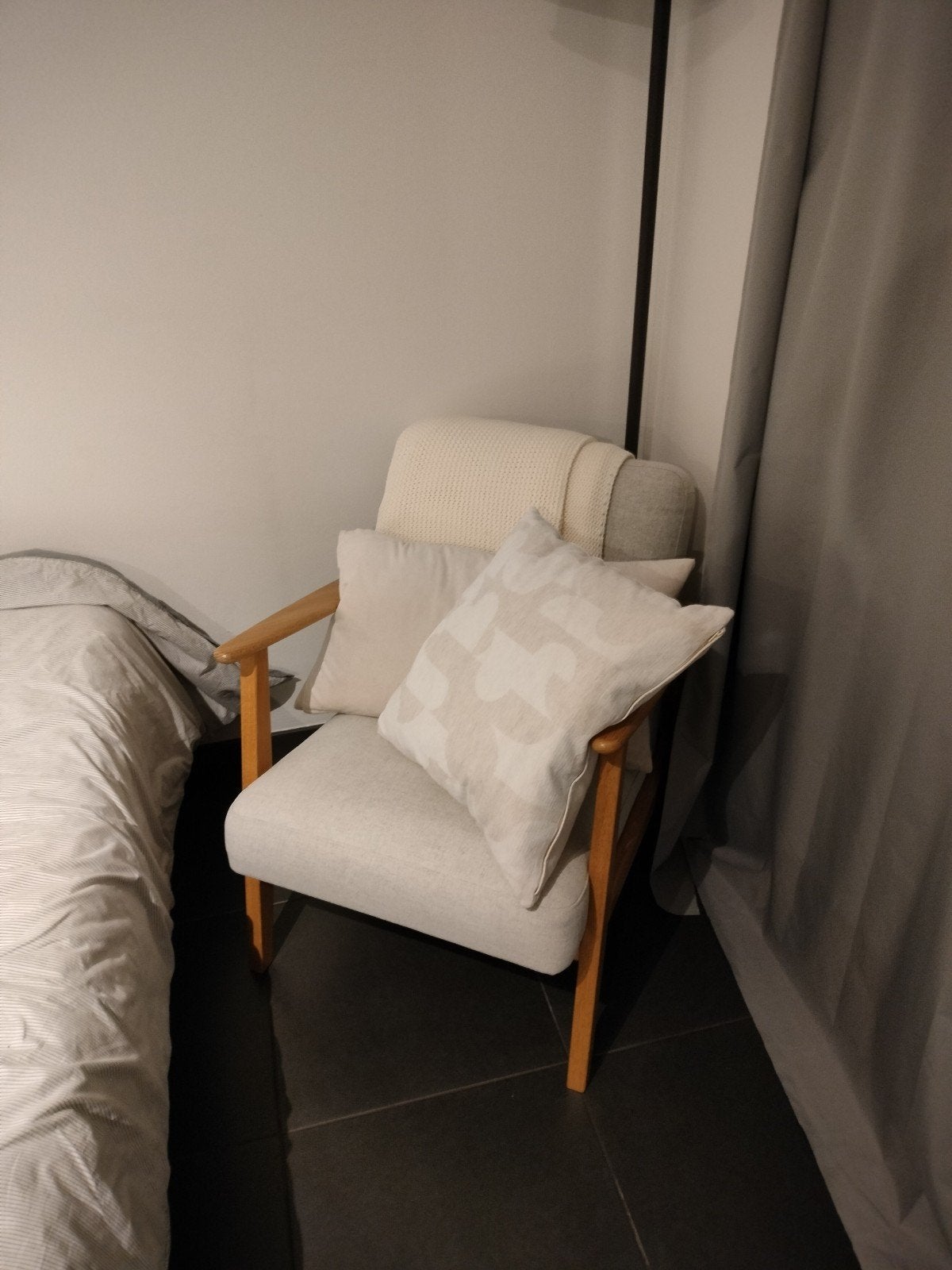 Fauteuil IKEA EKANÄSET en chêne/beige gunnared, Enlèvement