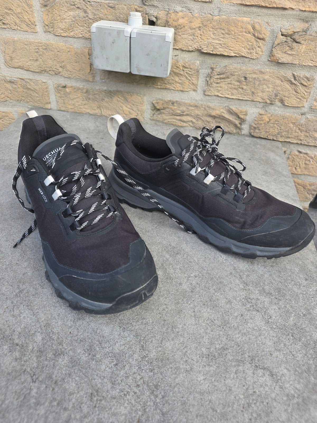 Waterdichte wandelschoenen heren zwart maat 44, Vêtements | Hommes, Chaussures, Enlèvement ou Envoi, Comme neuf, Noir, Quechua