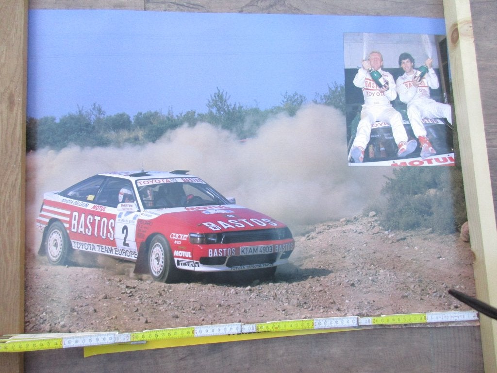 poster toyota celica rally, Ophalen of Verzenden