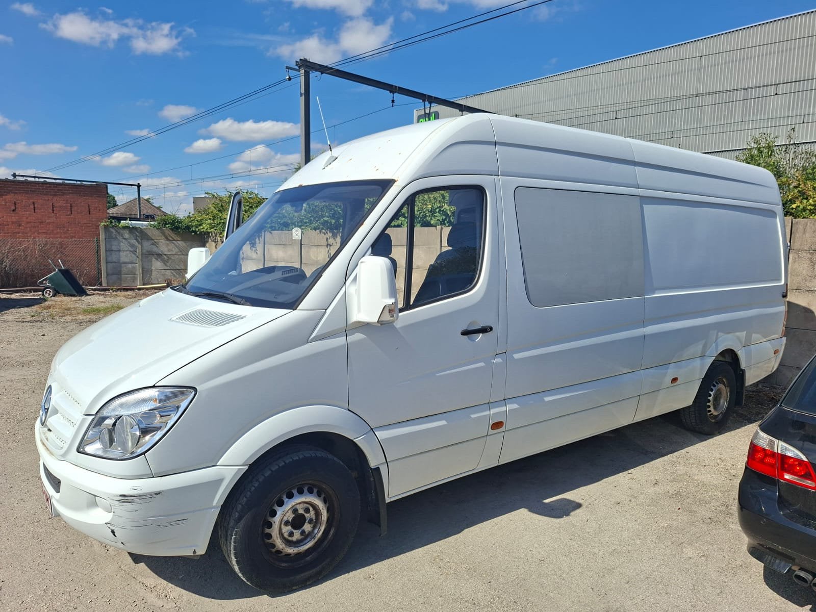 Mercedes Sprinter 311 maxi cabine double 2009 clima 195dkm, Autos, 90 kW, Achat, Entreprise, Boîte manuelle