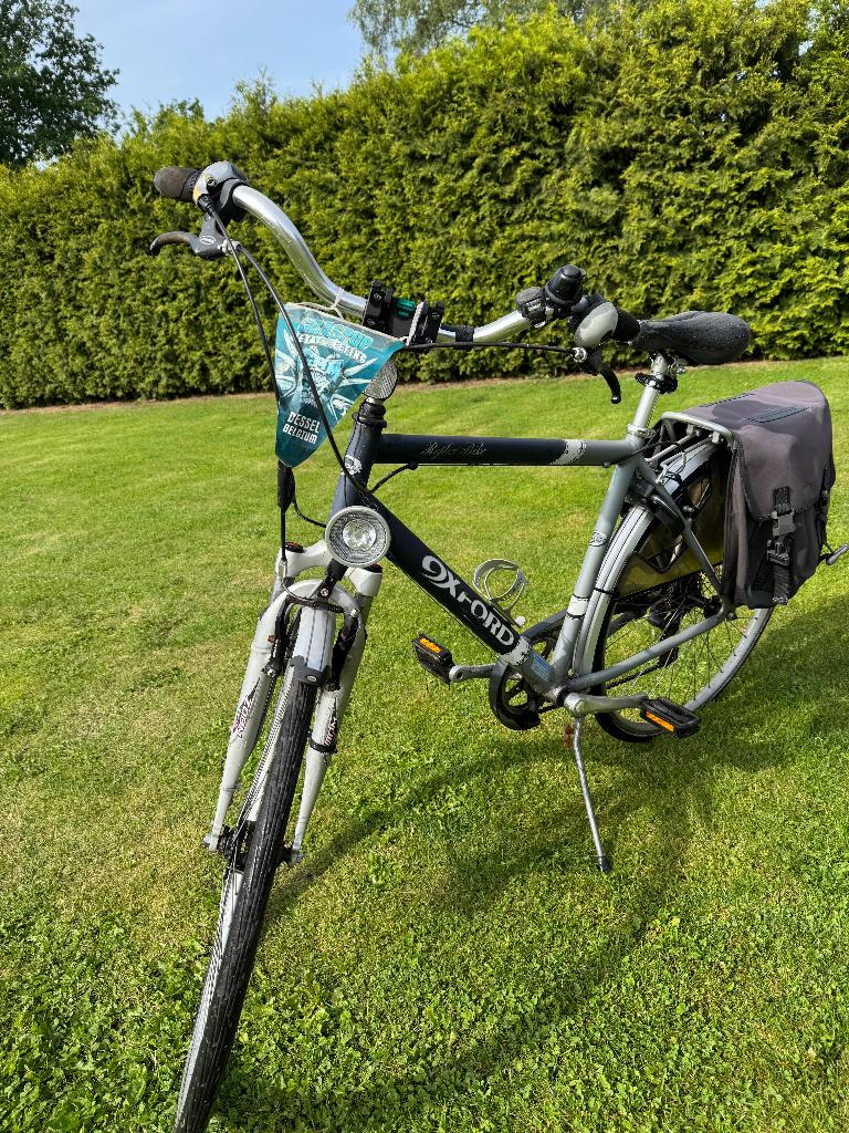 heren fiets, Fietsen en Brommers, Gebruikt, Versnellingen, Schijfrem, 53 tot 57 cm