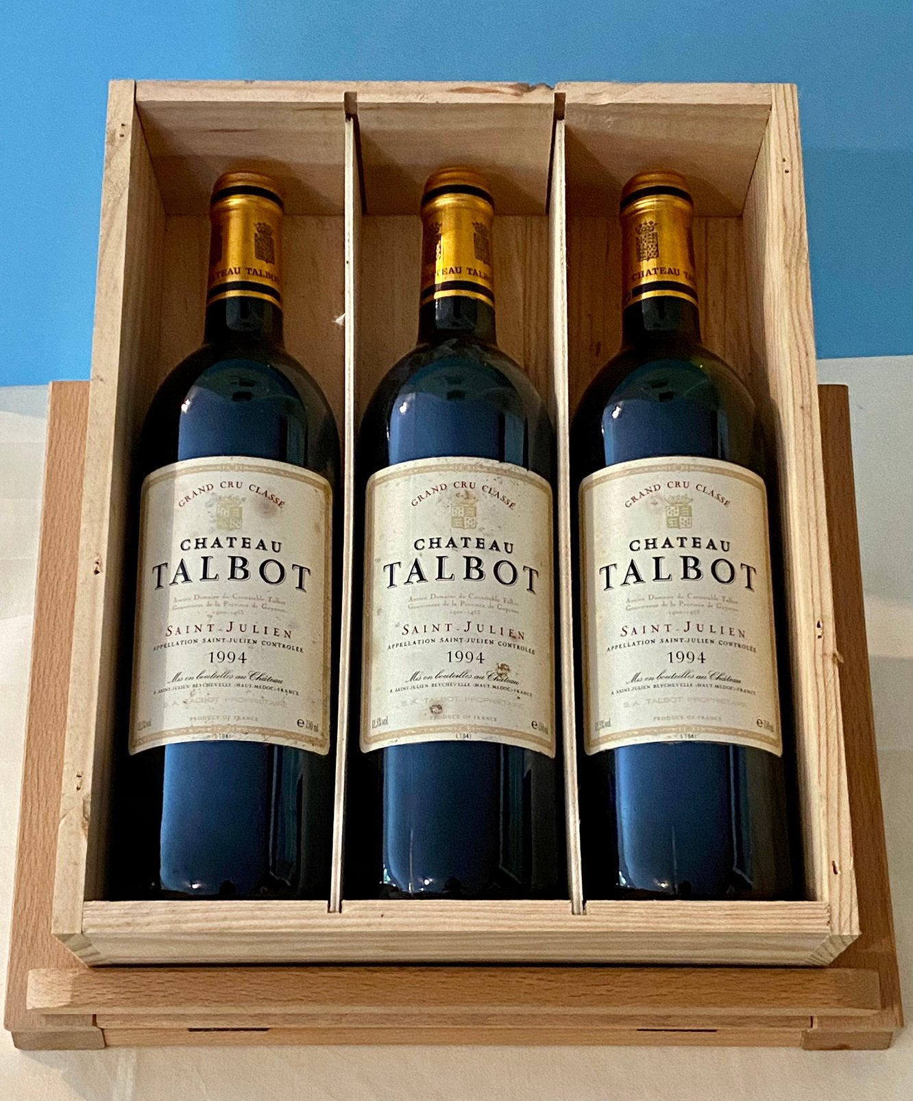 CHÂTEAU TALBOT 1994 — SAINT-JULIEN — 4E GRAND CRU CLASSÉ, Ophalen