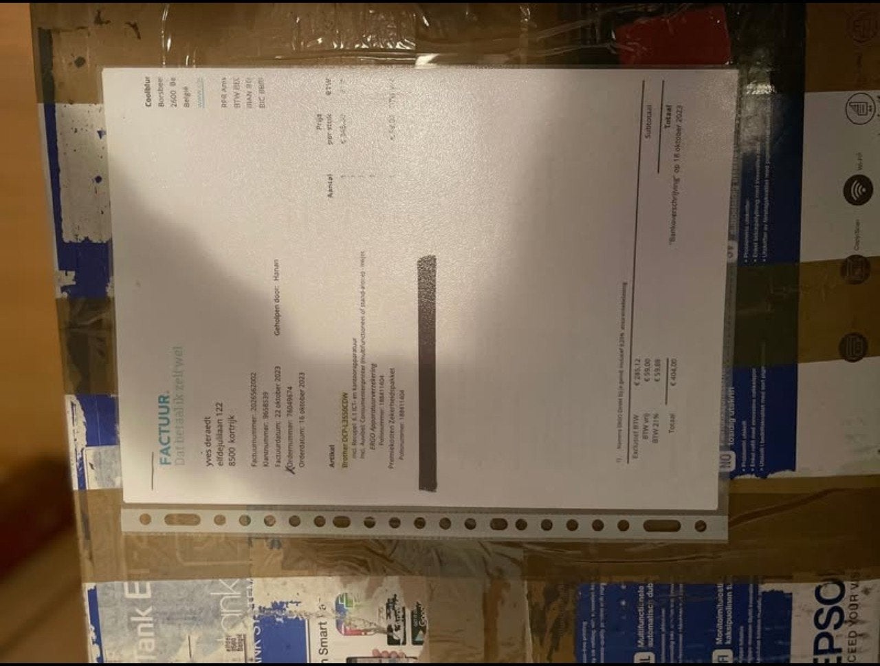 Frères DCP-L3550CDW, Enlèvement